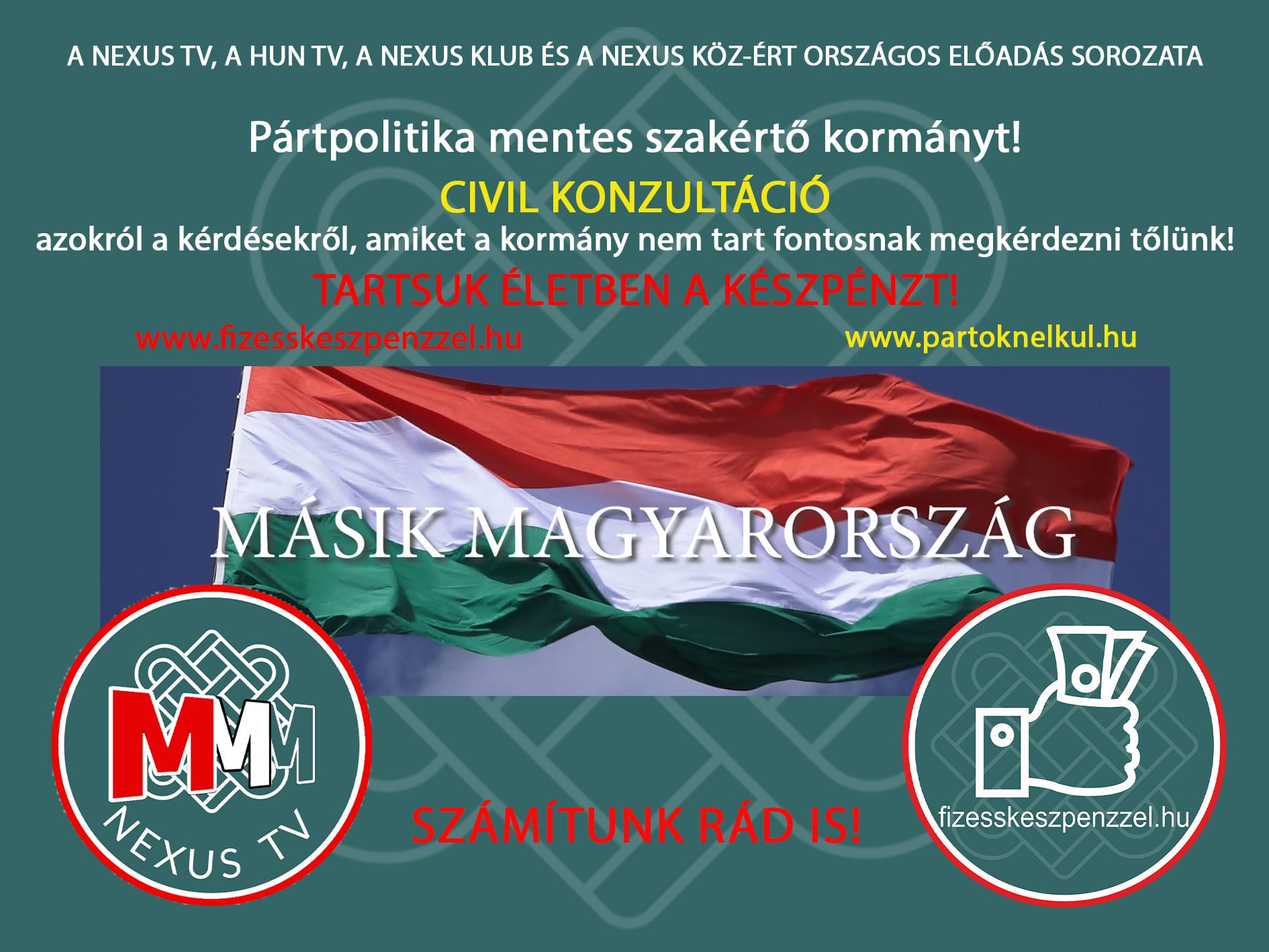 Elkezdődött a visszaszámlálás! A NEXUS TV és a HUN TV közös felhívása!