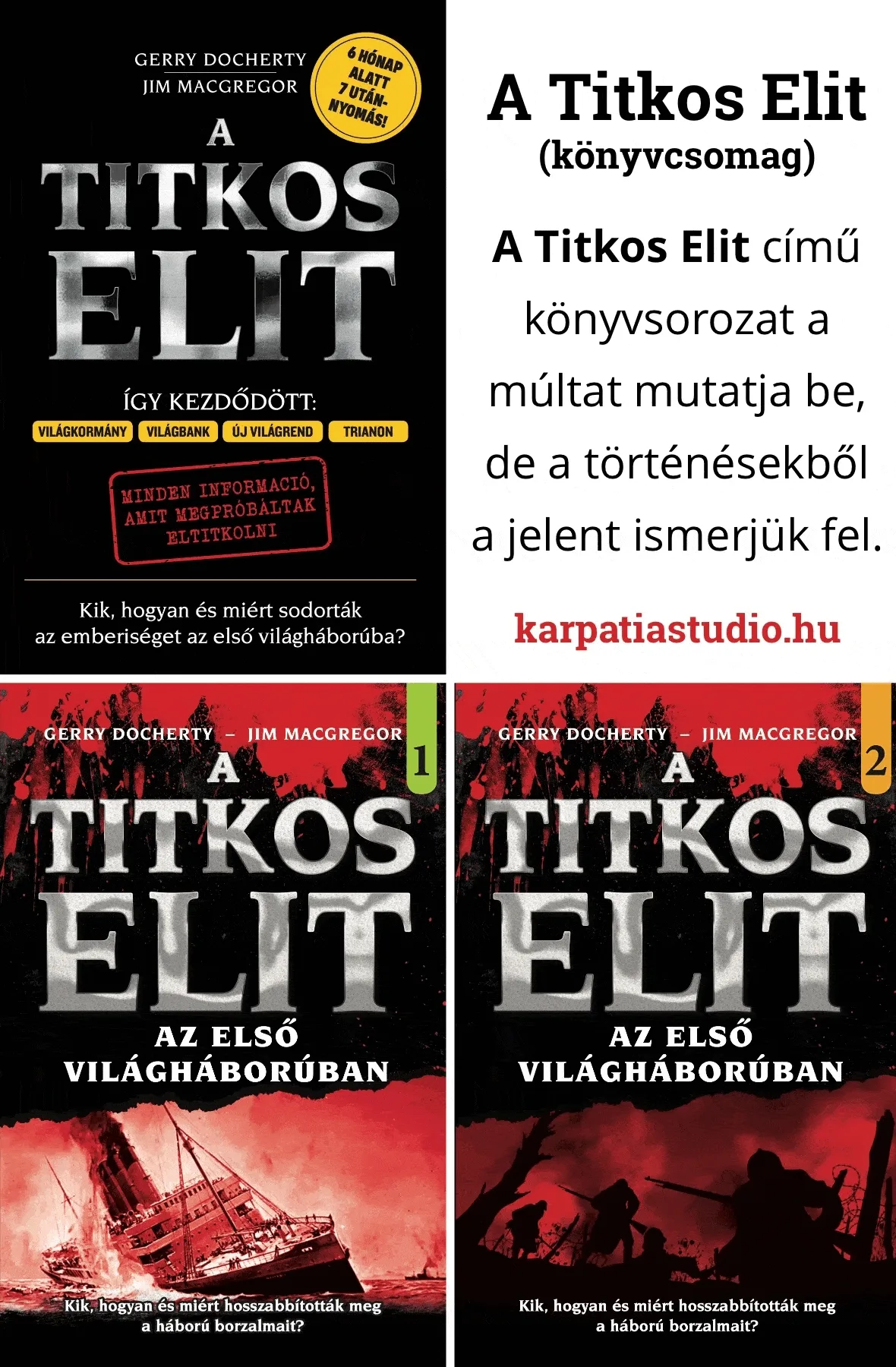 A Titkos Elit – könyvcsomag