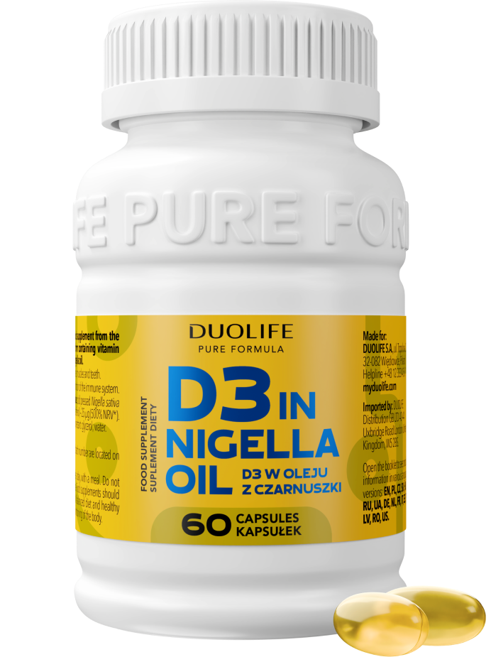 DUOLIFE D3 in Nigella Oil